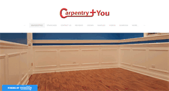 Desktop Screenshot of carpentryplusyou.com